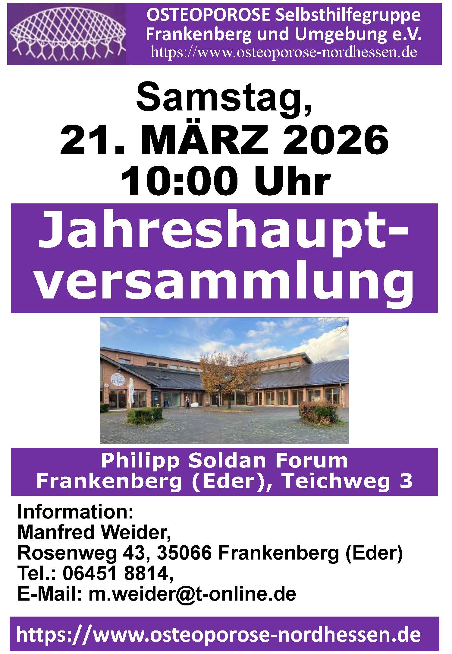 Jahreshauptversammlung